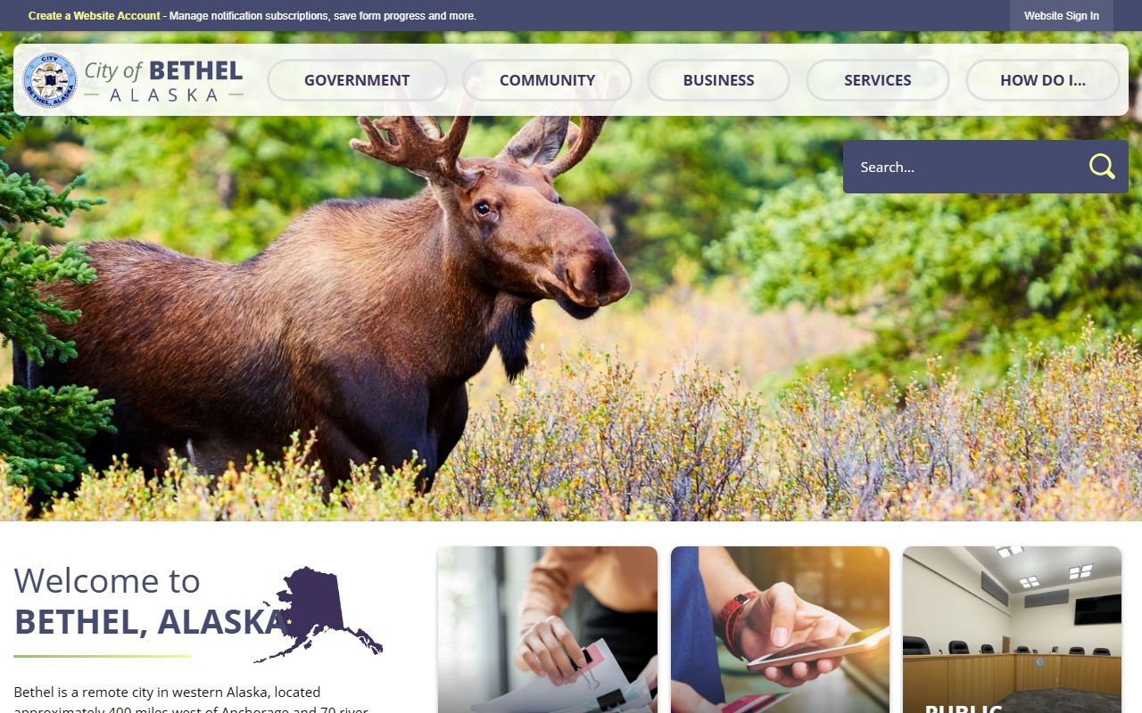 Bethel Census Area White Pages official city image